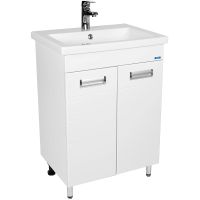 Тумба под раковину VIANT Вена 60 VVEN60CO-T2ST Белая — фото 1, Мебель для ванной