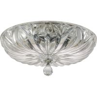 Потолочный светильник Crystal Lux Denis D400 Chrome Прозрачный Хром — фото 1, Светильники