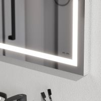 Зеркало AM.PM Gem 55 M91AMOX0551WG с подсветкой с механическим выключателем — фото 5, Мебель для ванной