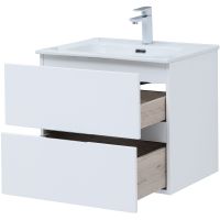 Товар: Тумба под раковину Aquanet Алвита New 60 277510 подвесная Белая матовая - фото 7 Тумба под раковину Aquanet Алвита New 60 277510 подвесная Белая матовая — фото 7, Мебель для ванной