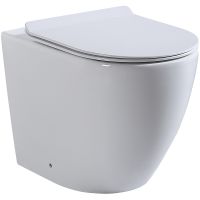 Унитаз beWash Aldo BKFSR001565 приставной с сиденьем Микролифт — фото 1, Унитазы