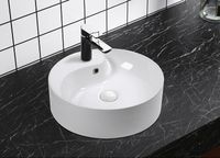 Раковина Ceruttispa 47 CR7009W СТ9575 Белая — фото 2, Раковины накладные