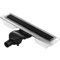 Душевой лоток Berges C1 Norma 600 095137 с Черной матовой решеткой — фото 1, Душевые лотки