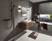 Смеситель для душа Hansgrohe Vivenis 75620670 Черный матовый — фото 2, Смесители