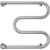 Водяной полотенцесушитель Terminus М-образный (1) 500х500 4620768881145 Хром, боковое подключение, G 1" НР — фото 2, Водяные полотенцесушители