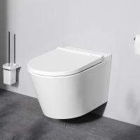 Унитаз биде AM.PM Inspire CleanCare CCC501700SC подвесной с сиденьем Микролифт — фото 1, Умные унитазы