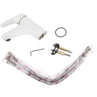 Товар: Смеситель для раковины Kaiser County 55011-4 Белый матовый - фото 4 Смеситель для раковины Kaiser County 55011-4 Белый матовый — фото 4, Смесители