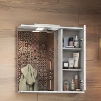 Зеркало со шкафом Vigo Diana 60 R z.DIA.60.R.El с подсветкой Белое — фото 3, Мебель для ванной