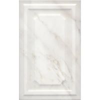 Керамическая плитка Kerama Marazzi Гран Пале белый панель 6357 настенная 25х40 см — фото 1, Керамическая плитка