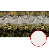 Фреска Ortograf Oasis 32754 Фактура флок FLK Флизелин (5*2,7) Серый/Зеленый/Коричневый, Листья/Штукатурка — фото 1, Фрески