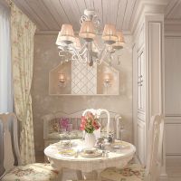 Люстра Maytoni Elegant Brionia ARM172-08-G Белая Бежевая — фото 3, Люстры