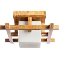 Потолочный светильник Artelamp Woods Белый Светлое дерево арт-A8252PL-1BR — фото 1, Накладные светильники