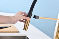 Смеситель для кухни Paulmark Halt Ha214021-BG Брашированное золото — фото 8, Смесители для кухни