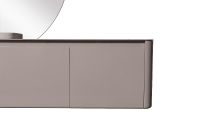 Тумба с раковиной Black&White Universe U915.1400L 140 L 9151400 подвесная Glossy light grey — фото 4, Мебель для ванной