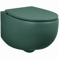 Товар: Унитаз AeT Dot 2.0 S555T0R0V6143 подвесной Зеленый мох матовый без сиденья - фото 1 Унитаз AeT Dot 2.0 S555T0R0V6143 подвесной Зеленый мох матовый без сиденья — фото 1, Унитазы