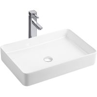 Раковина-чаша WeltWasser Elbach 2174 60 10000003843 Белый глянец — фото 1, Раковины накладные