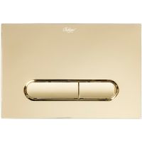 Клавиша смыва Boheme 667-G Золото — фото 1, Комплектующие для душевого оборудования