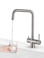 Смеситель для кухни Paulmark Wetter We213030-SS Нержавеющая сталь — фото 2, Смесители для кухни