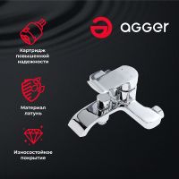 Товар: Душевая система Agger Happy A0493500 Хром - фото 14 Душевая система Agger Happy A0493500 Хром — фото 14, Душевые стойки