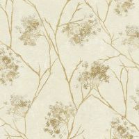 Обои Emiliana Parati Damasco Reale 73419 Винил на флизелине (1,06*10,05) Бежевый/Золото, Листья/Цветы — фото 1, Обои для стен