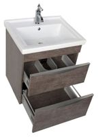 Тумба под раковину Aquanet Эвора 60 183000 подвесная Дуб антик — фото 1, Мебель для ванной