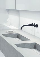 Смеситель для раковины Kludi Nova Fonte Puristic 201463915 Черный матовый — фото 2, Смесители