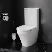 Унитаз компакт AM.PM Inspire CK50C1704W с гигиеническим душем и ершиком с бачком и сиденьем Микролифт — фото 15, Напольные унитазы