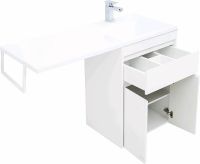 Тумба с раковиной Aquanet Токио 120 R 239210 Белая — фото 8, Мебель для ванной