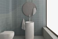 Керамическая плитка WOW Sweet Bars Mineral Grey 128699 настенная 12,5x25 см — фото 2, Керамическая плитка