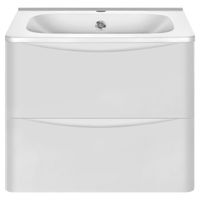 Тумба под раковину Vincea Paola VMC-2P600GW подвесная G.White — фото 1, Тумбы под раковину