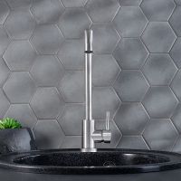 Смеситель для кухни Ростовская Мануфактура Сантехники SUS124-017F-1 Нержавеющая сталь — фото 2, Смесители