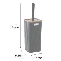 Ершик для унитаза Fixsen Black Wood FX-401-5 Черный — фото 3, Ершики для унитаза