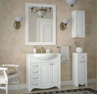 Тумба под раковину Corozo Классика 80 SD-00000351 Белая — фото 4, Мебель для ванной