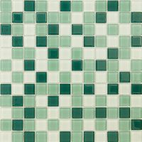 Стеклянная мозаика Caramelle mosaic Acquarelle 4 мм Peppermint 29,8x29,8 см — фото 1, Мозаика