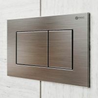 Клавиша смыва Point Ника PN44081SB Сталь брашированная — фото 2, Комплектующие для душевого оборудования