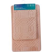 Товар: Комплект ковриков Ростовская Мануфактура Сантехники РМС КК-09БЖ-40х60/50х80 Бежевый - фото 2 Комплект ковриков Ростовская Мануфактура Сантехники РМС КК-09БЖ-40х60/50х80 Бежевый — фото 2, Аксессуары для туалета