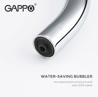 Смеситель для кухни Gappo G03-8 G4303-8 Белый Хром — фото 6, Смесители для кухни