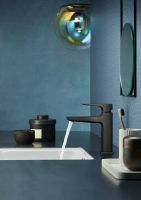 Смеситель для раковины Hansgrohe Metropol 32507340 Шлифованный черный хром — фото 3, Смесители