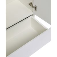 Подвесной шкаф Orange Смайл 60 SM-60SR1 Белый — фото 8, Шкафы для ванной