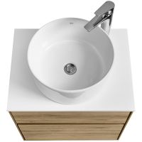 Столешница под раковину Aquaton Либерти 60 Белый глянец арт-1A280903LY010 — фото 5, Столешницы под раковину