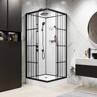 Душевая кабина Niagara Standart 100x100 L ST100/15QL/KL/BKT без гидромассажа — фото 4, Душевые кабины