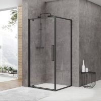 Товар: Душевой уголок Black&White Stellar Wind S877 90х90 8779090 профиль Черный стекло прозрачное - фото 2 Душевой уголок Black&White Stellar Wind S877 90х90 8779090 профиль Черный стекло прозрачное — фото 2, Душевые уголки