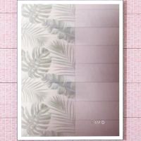 Зеркало Бриклаер Лофт 60 4627125415722 с подсветкой Черное с бесконтактным выключателем и часами — фото 1, Мебель для ванной