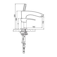 Смеситель на борт ванны Gappo G07 G1107 Хром — фото 6, Смесители на борт ванны