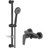 Смеситель для душа Aquatek Бетта AQ1132MB Черный матовый — фото 1, Смеситель для душа