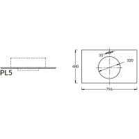 Товар: Столешница под раковину Kerama Marazzi Plaza Next Фондамента 80 PL5.DL500920R\80 Серый камень - фото 3 Столешница под раковину Kerama Marazzi Plaza Next Фондамента 80 PL5.DL500920R\80 Серый камень — фото 3, Столешницы под раковину