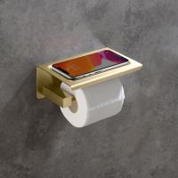 Держатель туалетной бумаги Timo Selene 17044/17 Золото матовое — фото 2, Держатели туалетной бумаги