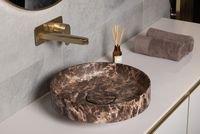 Раковина-чаша Boheme Corian 40 801-ED Emprador — фото 3, Раковины