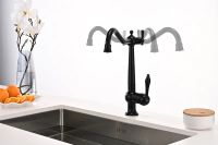 Смеситель для кухни Paulmark Retro Re213226-401 Антрацит — фото 3, Смесители для кухни
