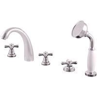 Смеситель на борт ванны Rav Slezak Morava MK176.5P Хром — фото 1, Смесители на борт ванны